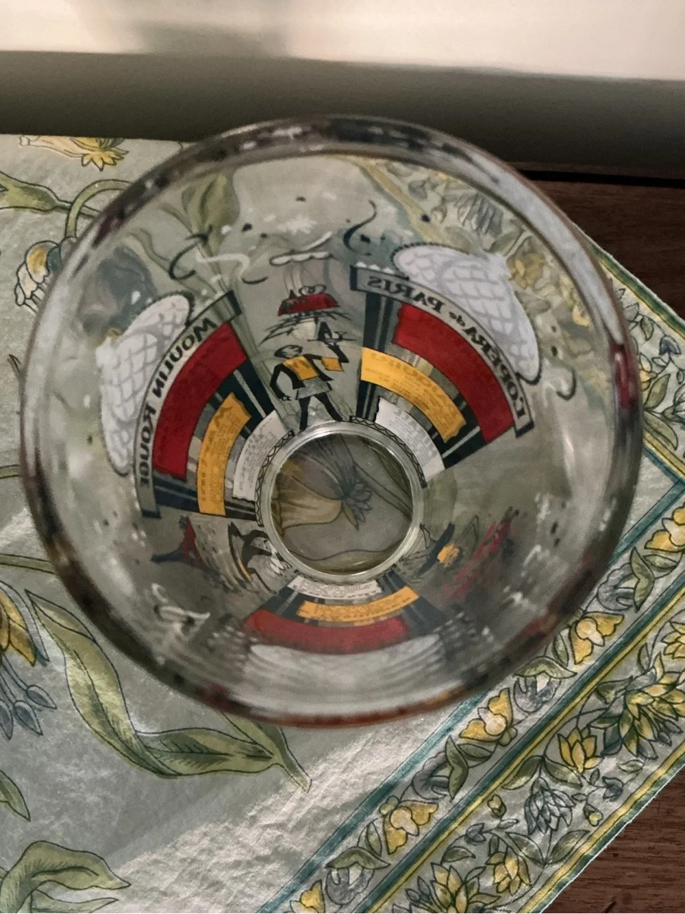MCM Cocktail Shaker Glass Paris France Moulin Rouge, Opera & Ballet